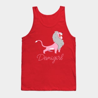 Demigirl Lion Tank Top